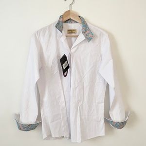 NWT Devon-Aire White Blouse